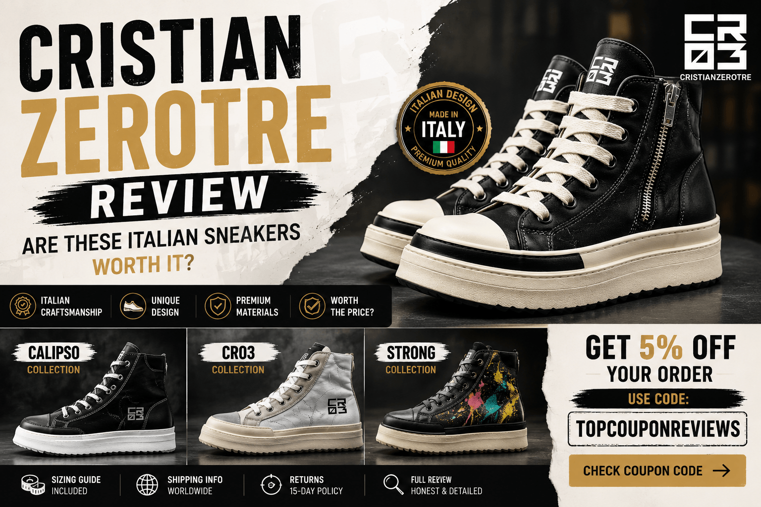 Cristian Zerotre Review: Are These Italian Sneakers Worth It?
