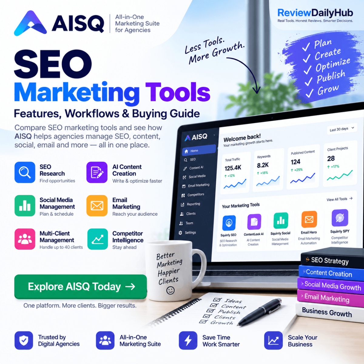 SEO Marketing Tools: Features, Workflows & Buying Guide