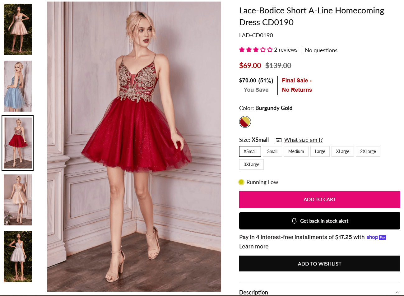 Promgirl: Homecoming Dresses