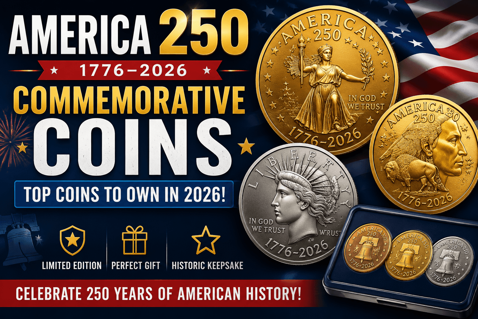 Best America 250 Coins (1776–2026)